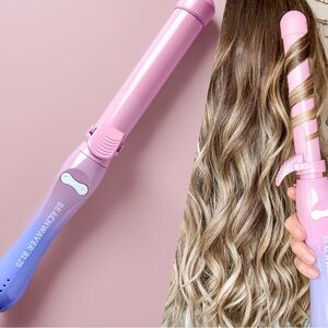 The Beachwaver Co. Pink and Lavender Curling Iron - Two-Tone Styling Wand